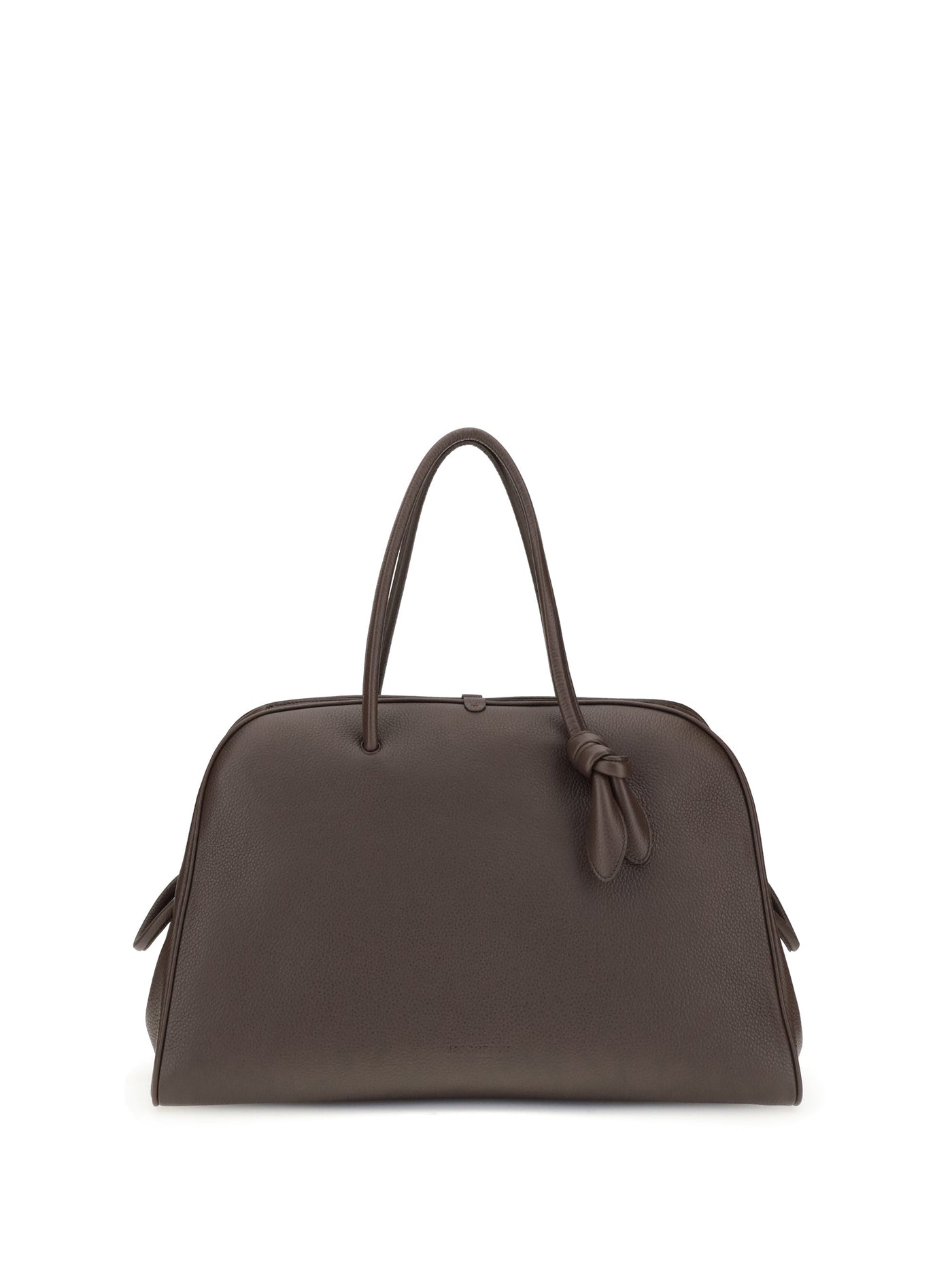 Jacquemus Le Grand Tourisme Top Handle Bag — Brown Calf Leather Bos Taurus