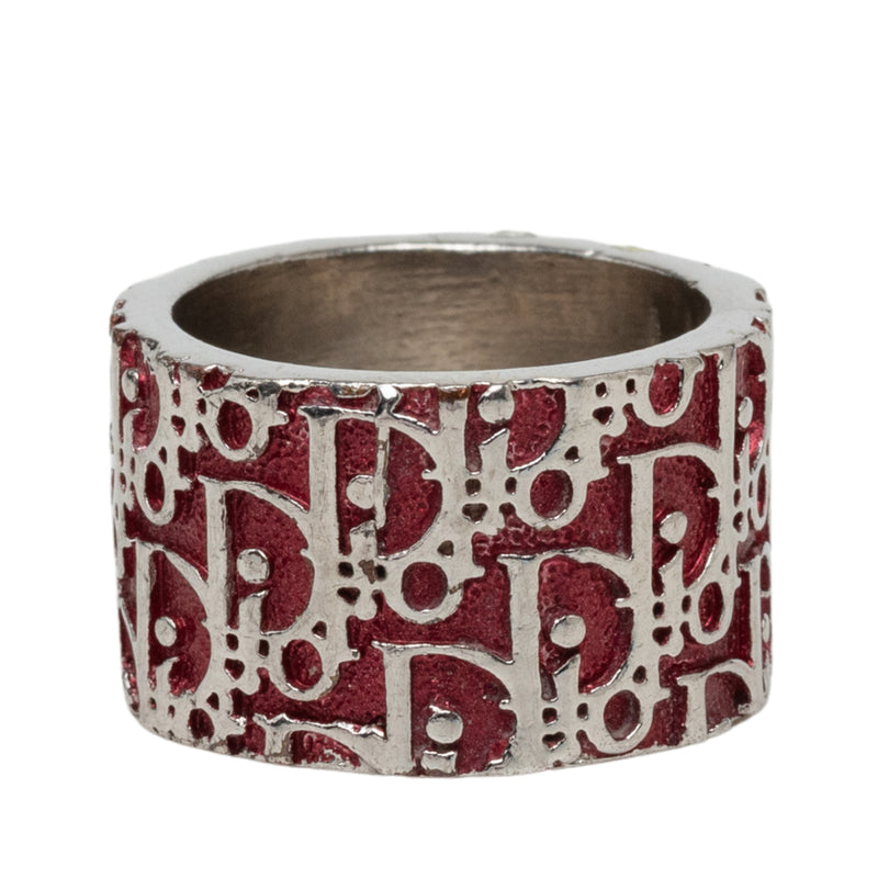 Trotter Brass and Enamel Band Ring - Image 3