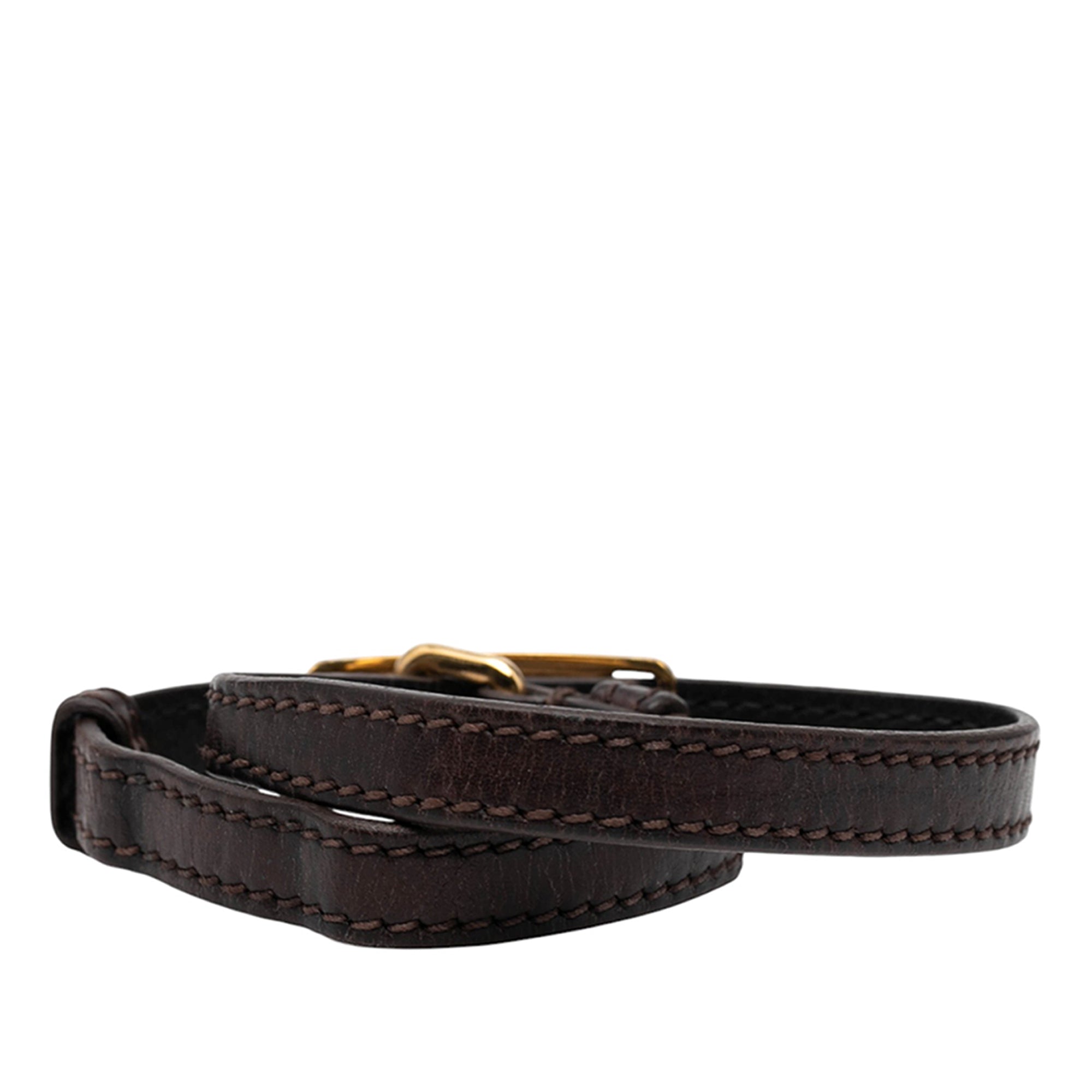 Leather Articles de Voyage Sign It Bracelet - Image 3