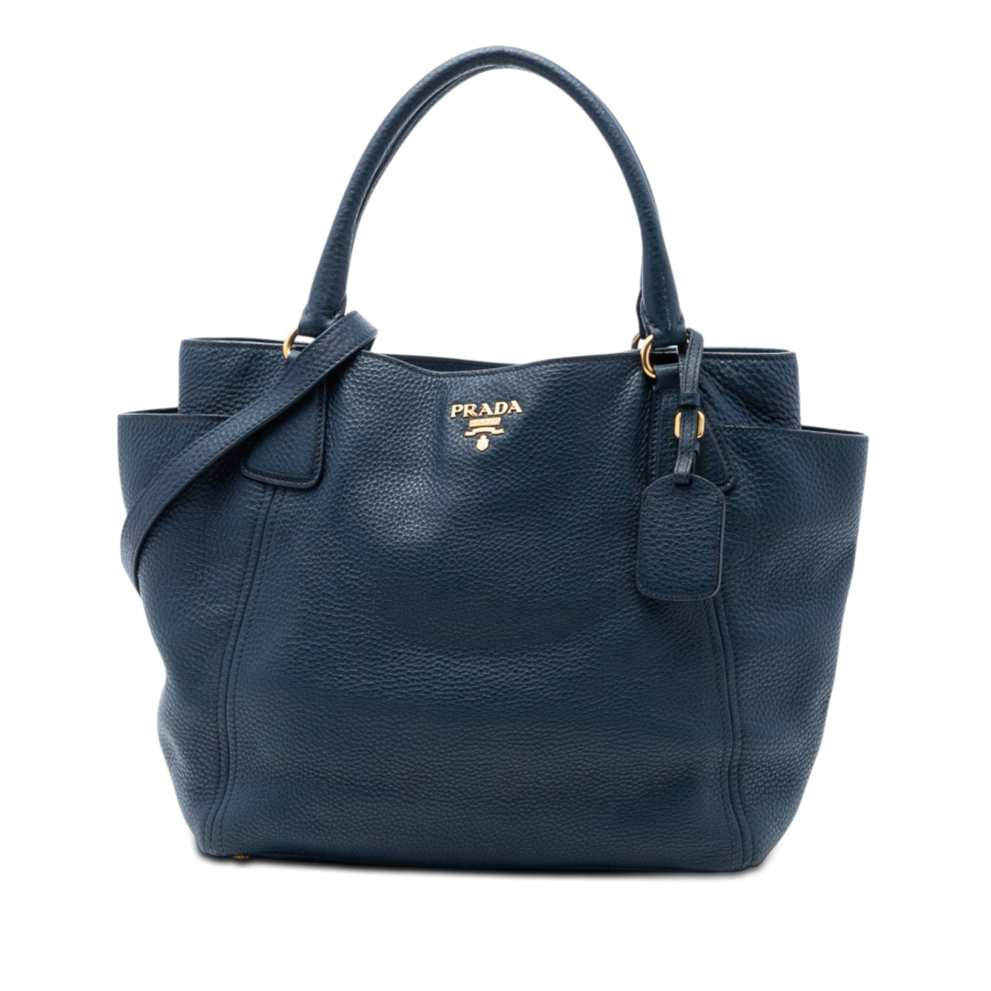 Vitello Daino Side Pocket Convertible Tote - Image 1