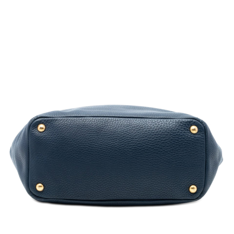 Vitello Daino Side Pocket Convertible Tote - Image 3