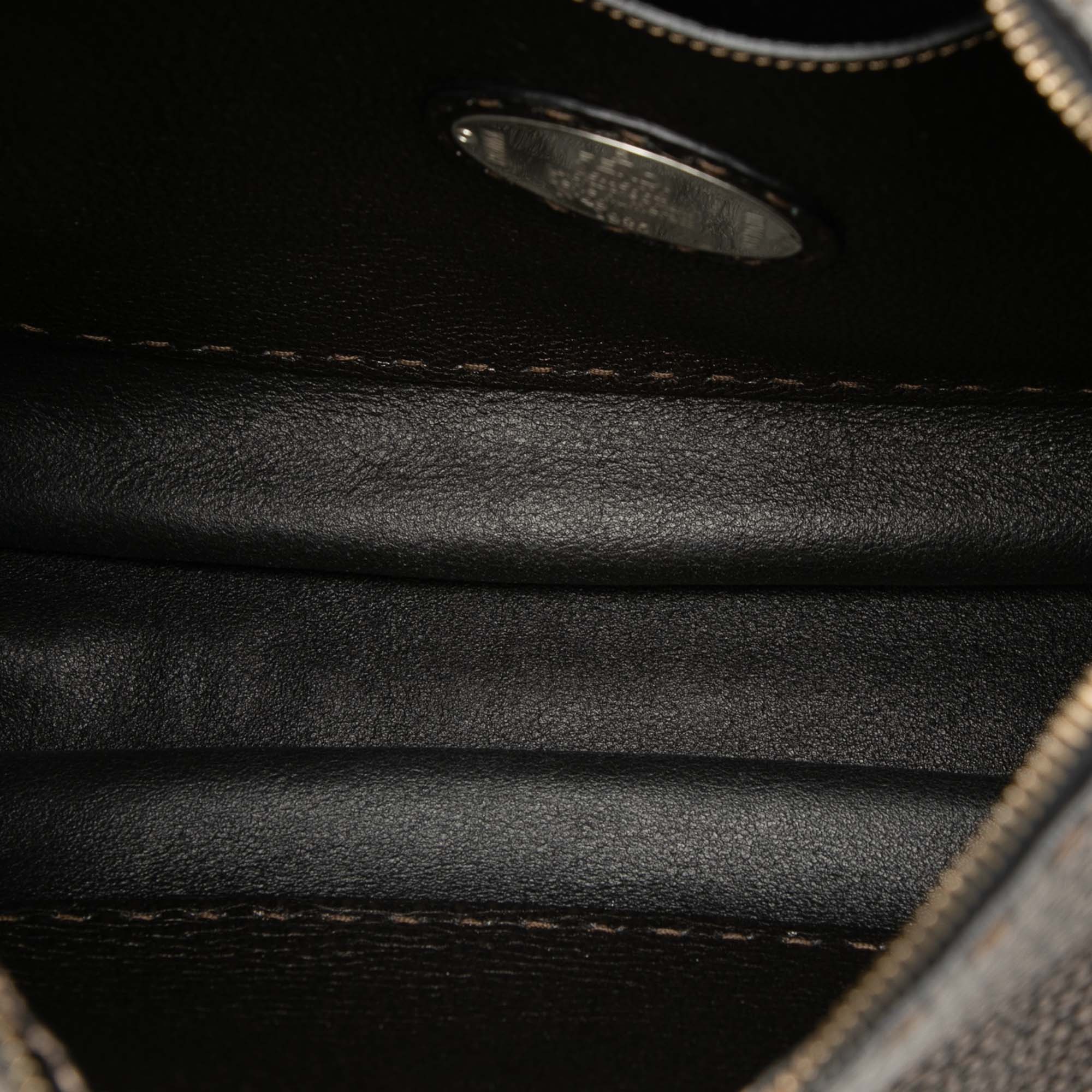 Metallic Pebbled Leather Selleria Shoulder Bag - Image 4