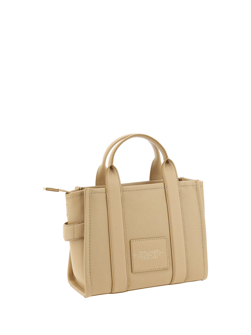 Marc Jacobs Grained Calf Leather Tote Bag — Camel