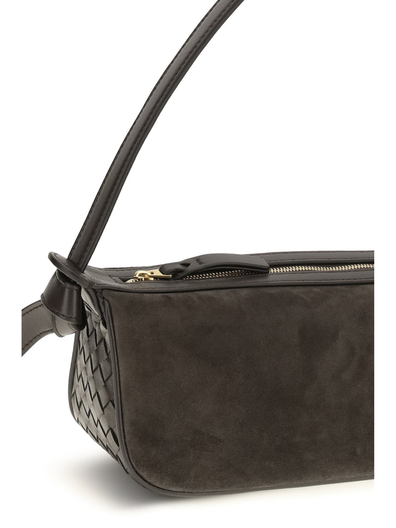 Bottega Veneta Shoulder Bag — Brown Calf Leather