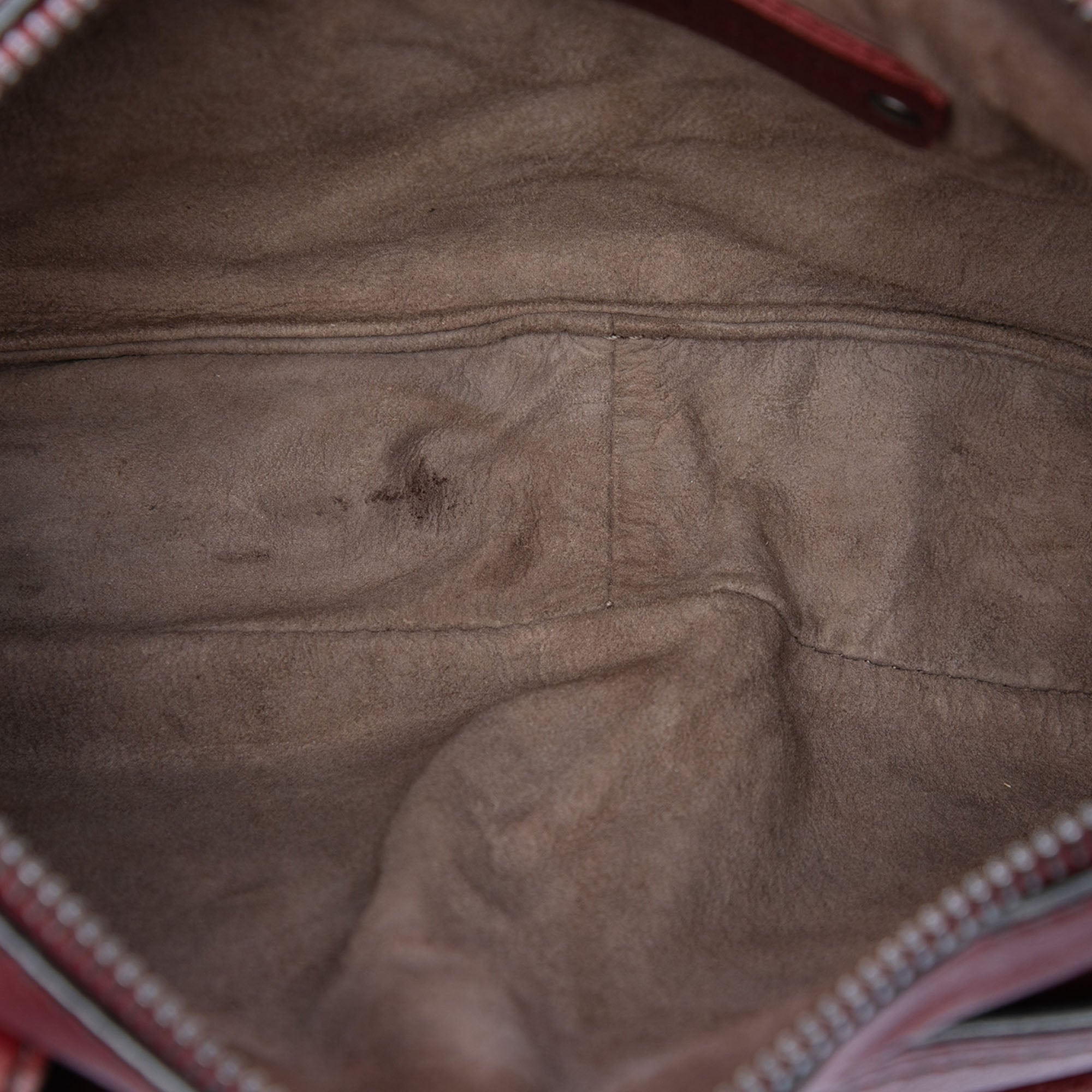 Intrecciato Trimmed Multi Pocket Leather Shoulder Bag - Image 4
