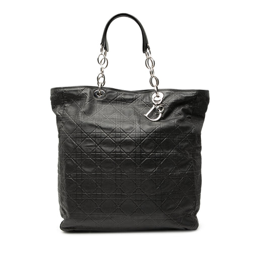Large Lambskin Cannage Lady Dior Soft Shopping Tote - Image 1