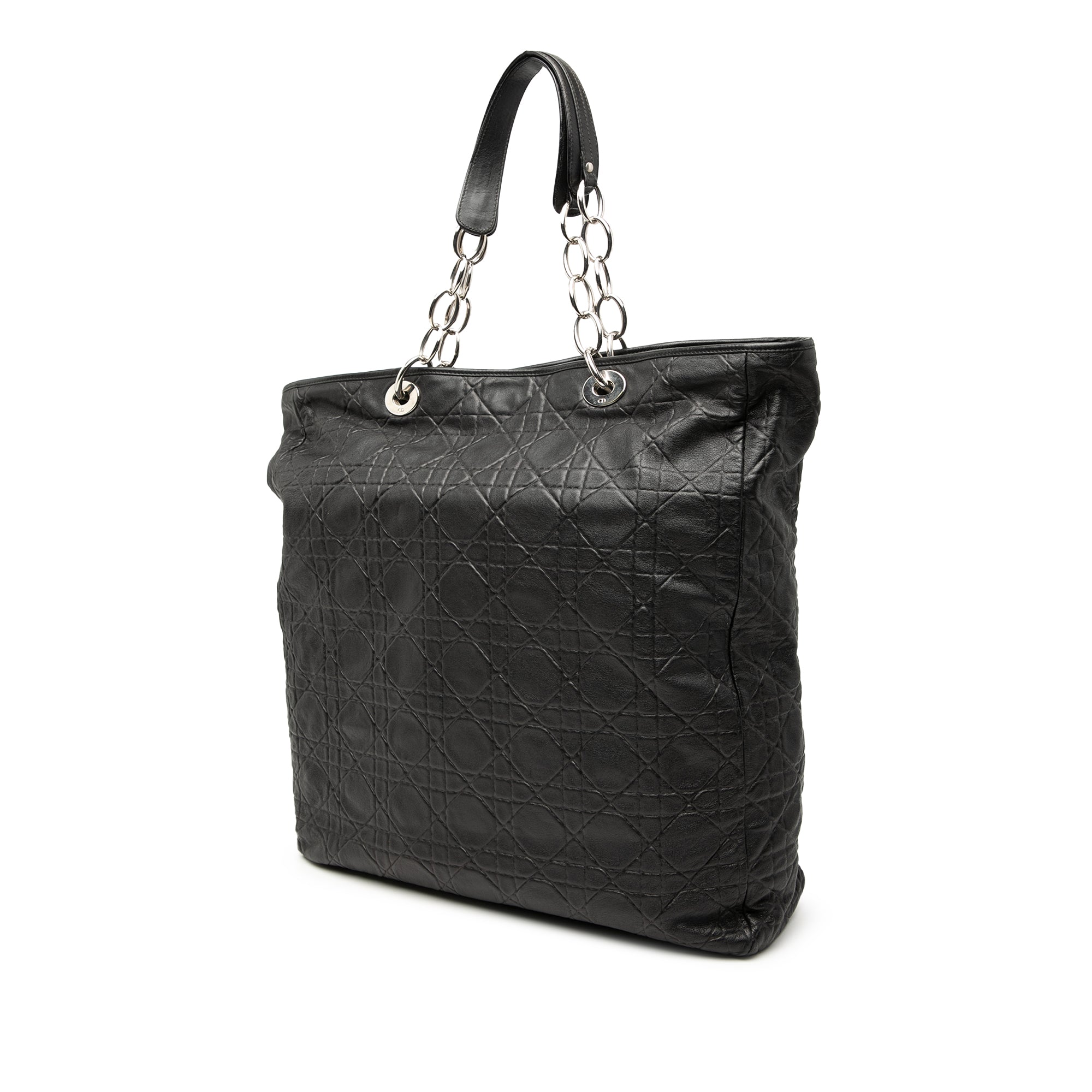 Large Lambskin Cannage Lady Dior Soft Shopping Tote - Image 2