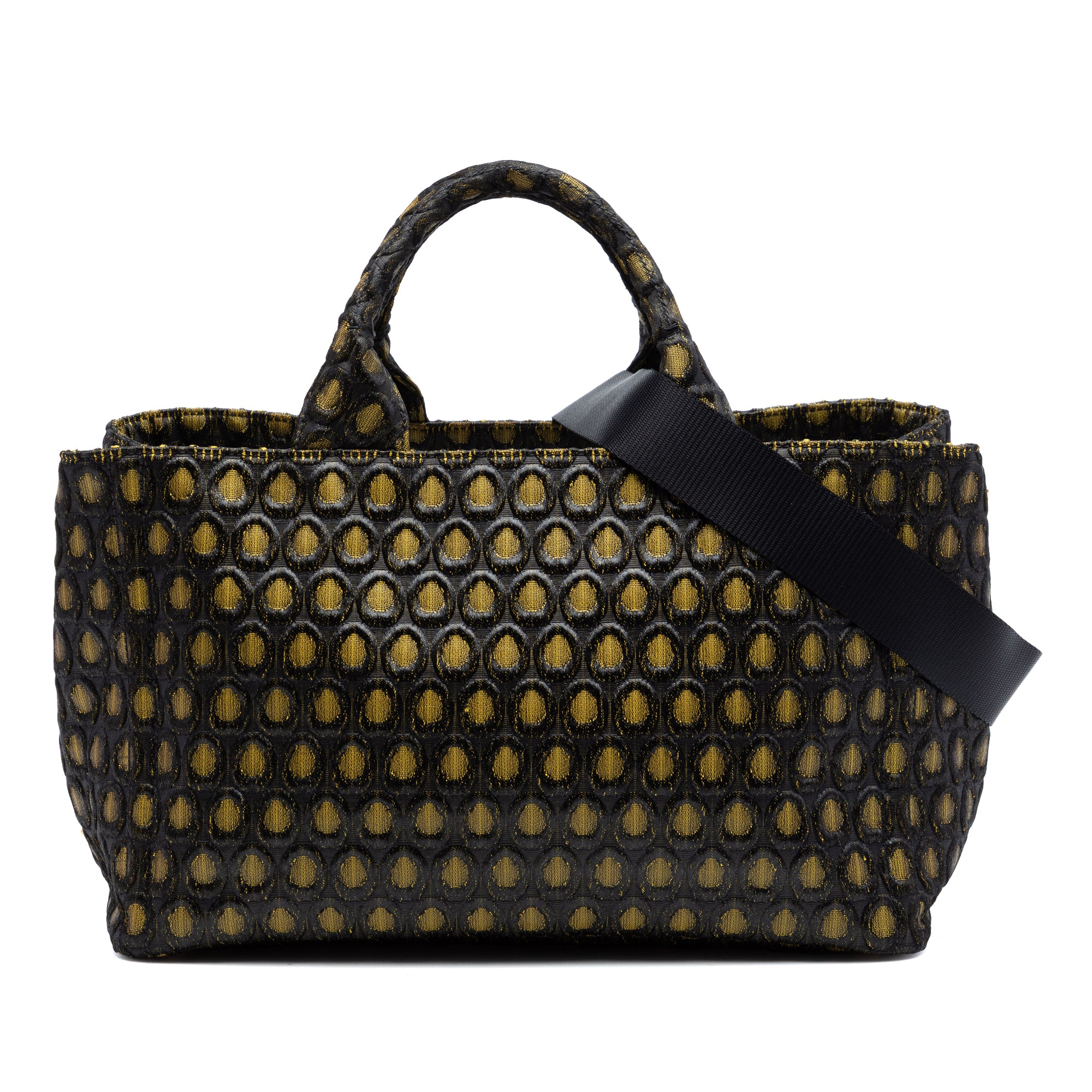 Tessuto Broccato Canapa Tote - Image 1