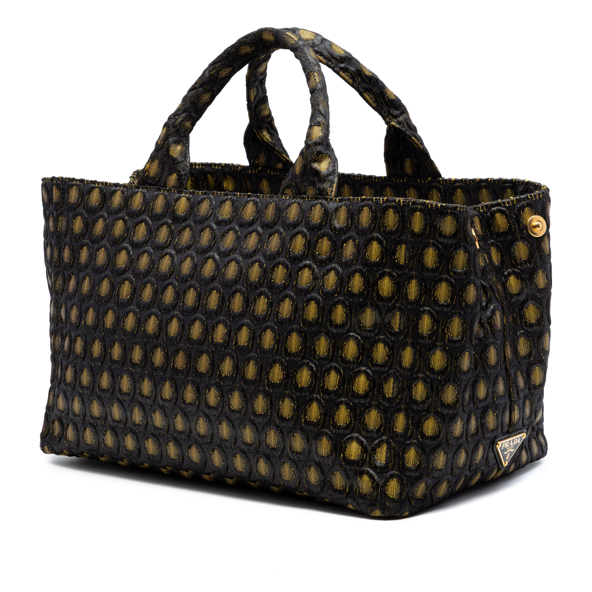 Tessuto Broccato Canapa Tote - Image 2