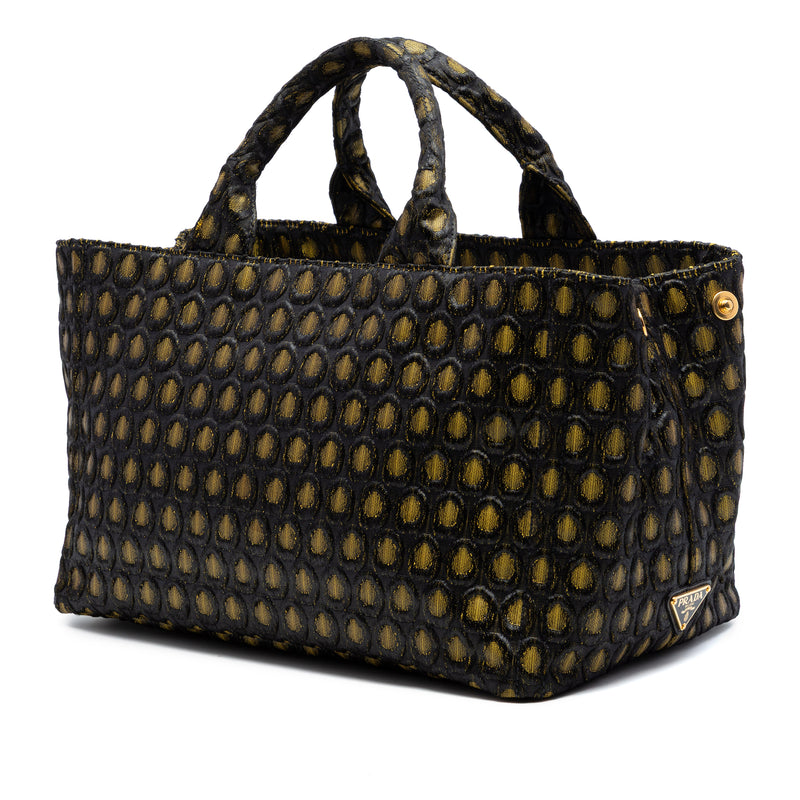 Tessuto Broccato Canapa Tote - Image 2