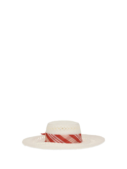 Ermanno Scervino D483v310qas Sun Hat — Beige Straw