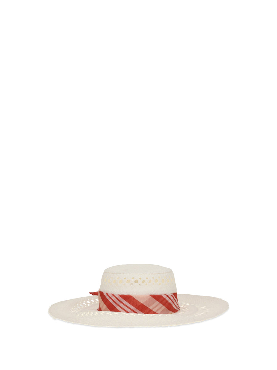 Ermanno Scervino D483v310qas Sun Hat — Beige Straw