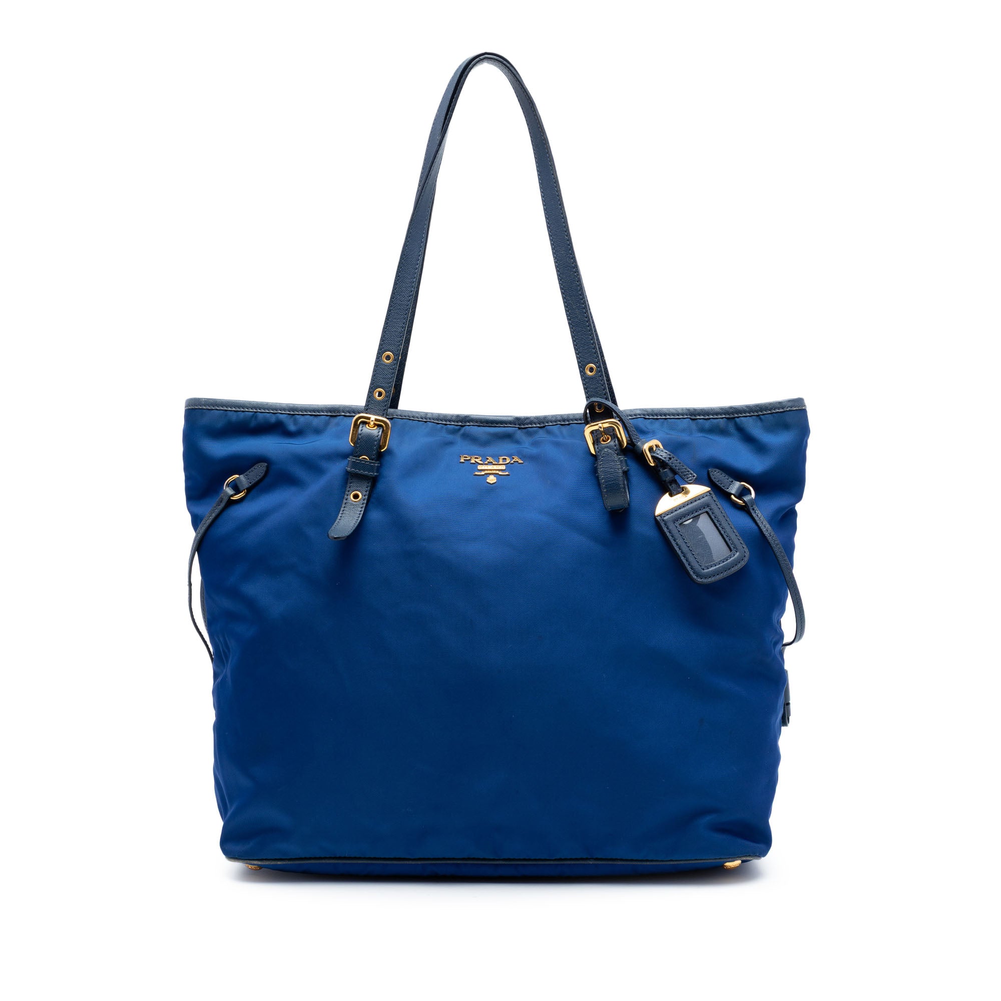 Saffiano Trimmed Tessuto Tote - Image 1