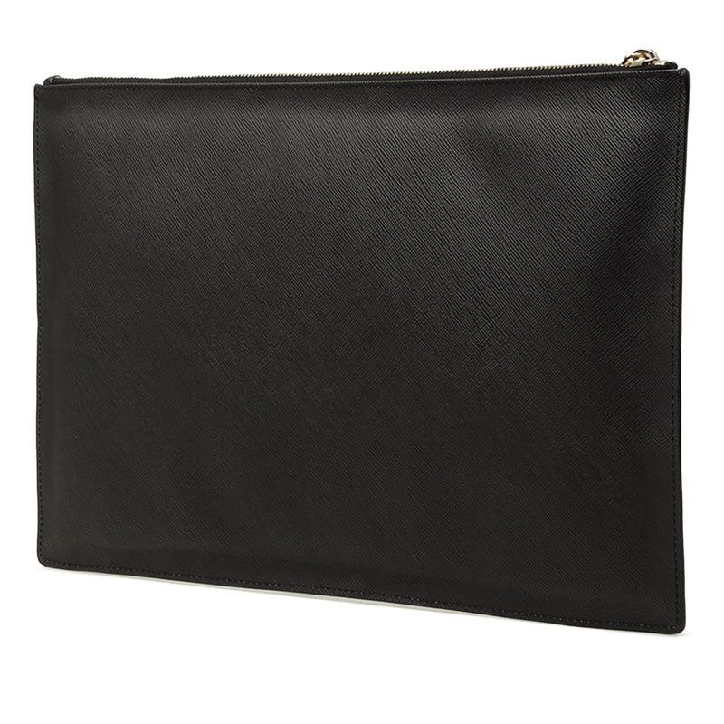 Bambi Printed Leather Zip Clutch - Image 2