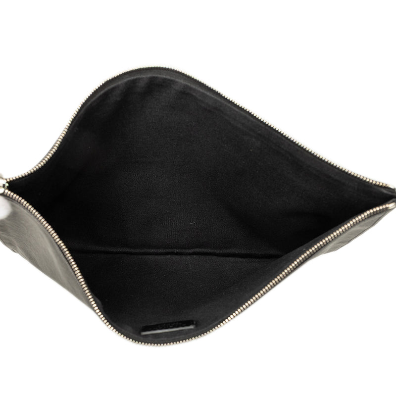 Bambi Printed Leather Zip Clutch - Image 4