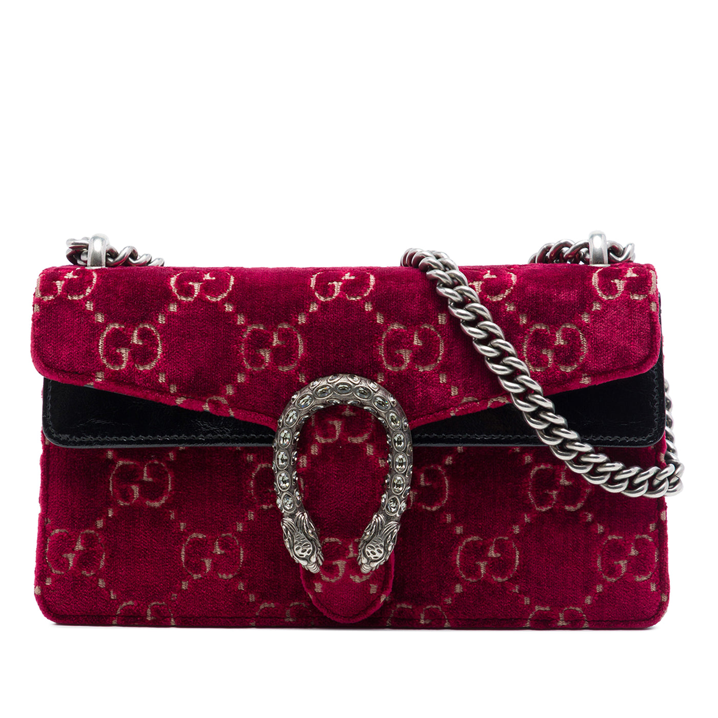 Medium GG Velvet Dionysus Crossbody - Image 1