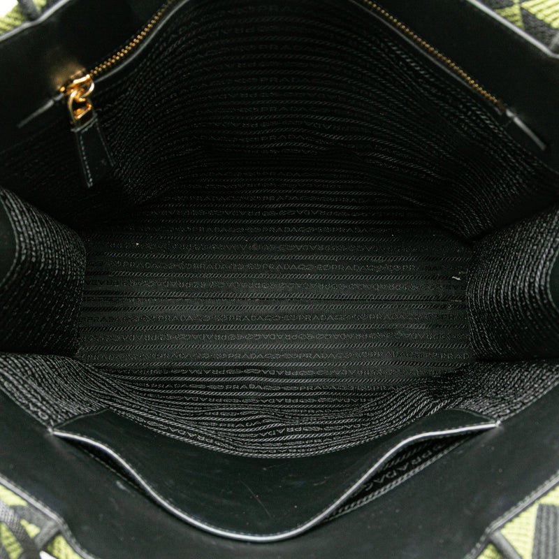 Jacquard Triangolo Symbole Shopping Tote - Image 4