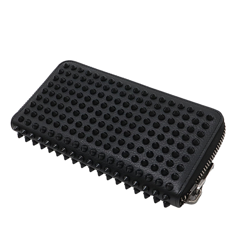 Grained Calfskin Spikes Panettone Long Wallet - Image 2
