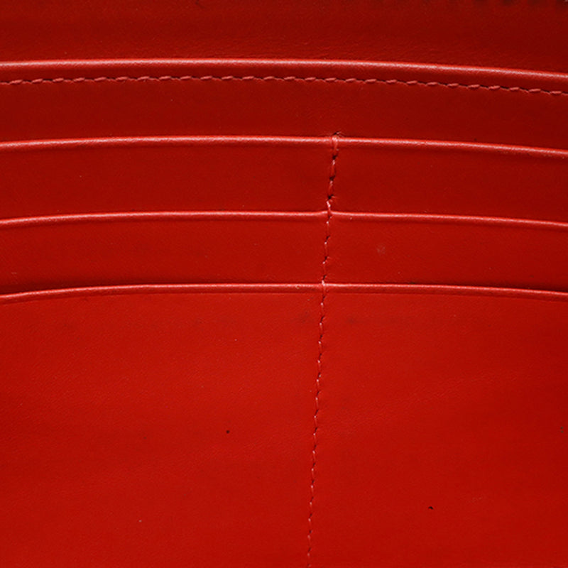 Grained Calfskin Spikes Panettone Long Wallet - Image 6