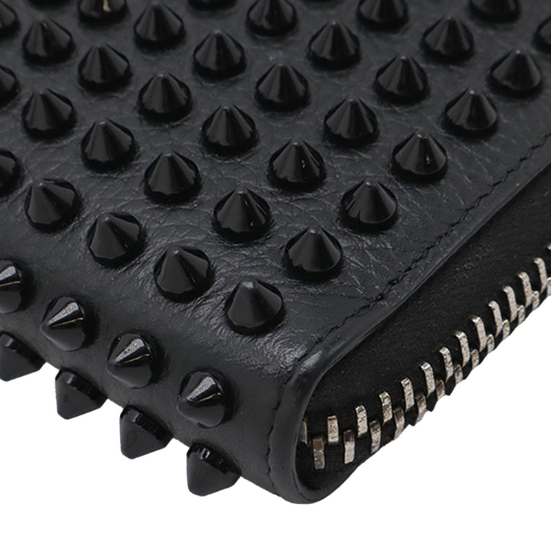 Grained Calfskin Spikes Panettone Long Wallet - Image 9