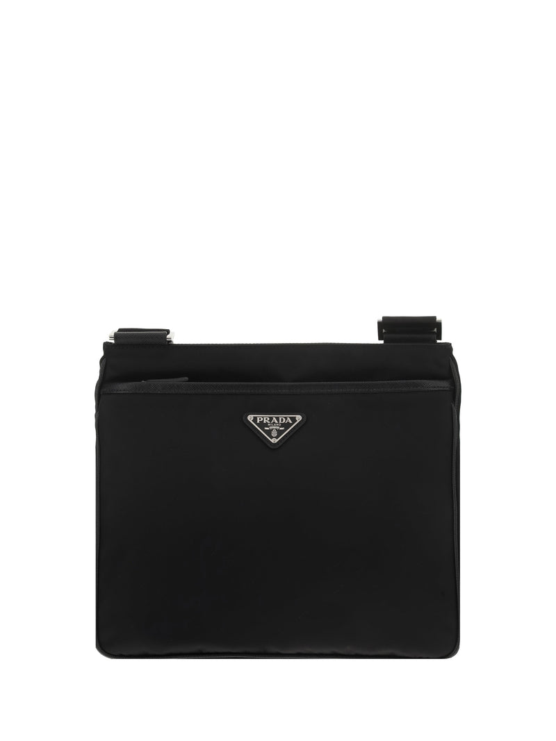 Prada Nylon Shoulder Bag — Black