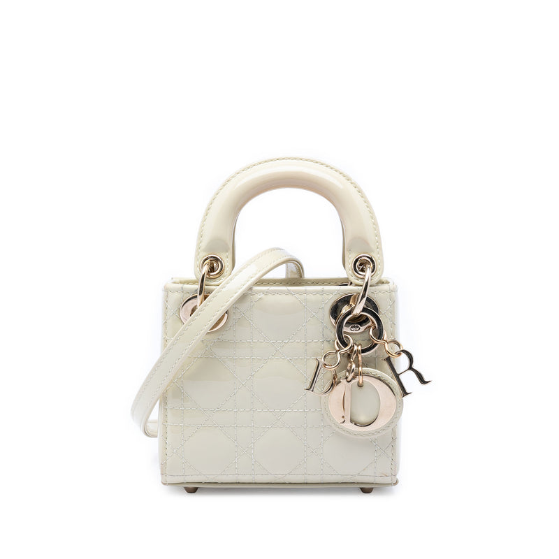 Micro Patent Cannage Lady Dior