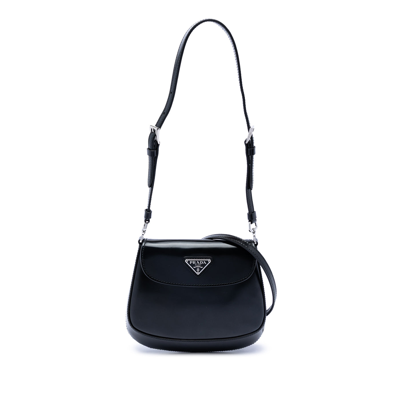 Mini Brushed Leather Cleo Flap - Image 1