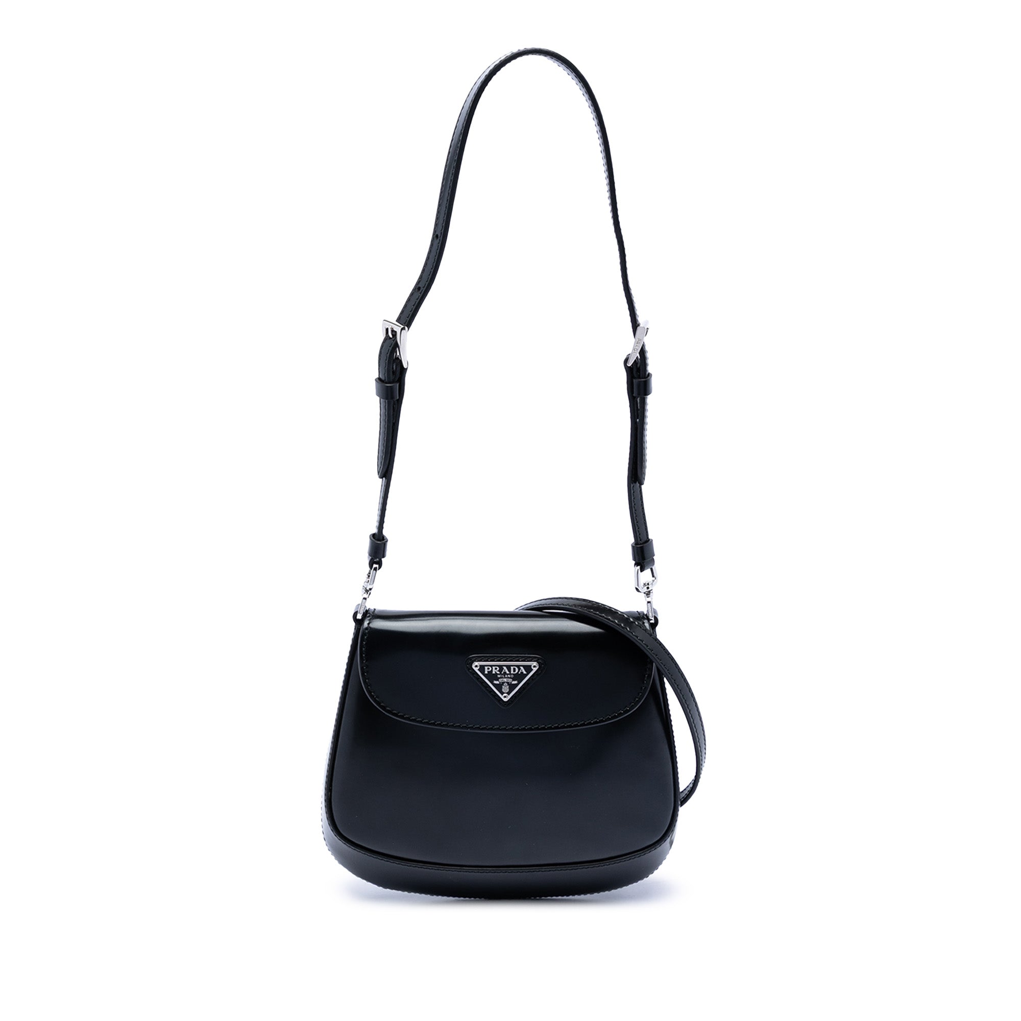 Mini Brushed Leather Cleo Flap - Image 1
