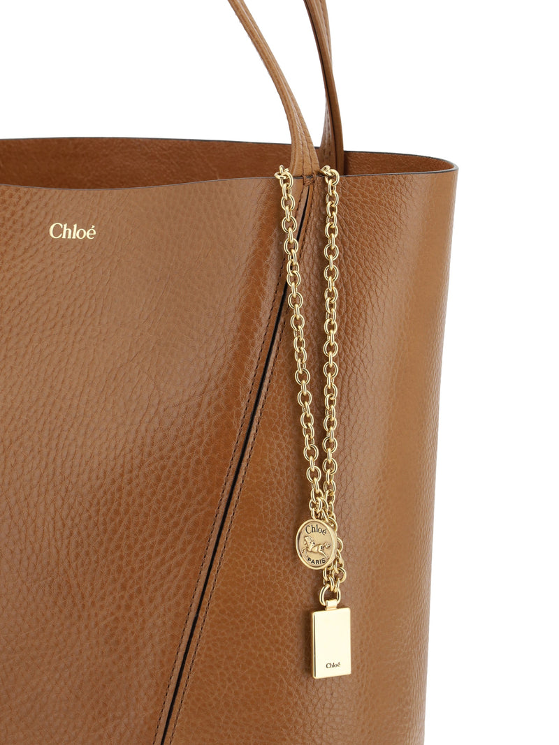 Chloé Shoulder Bag — Brown Calf Leather Bos Taurus