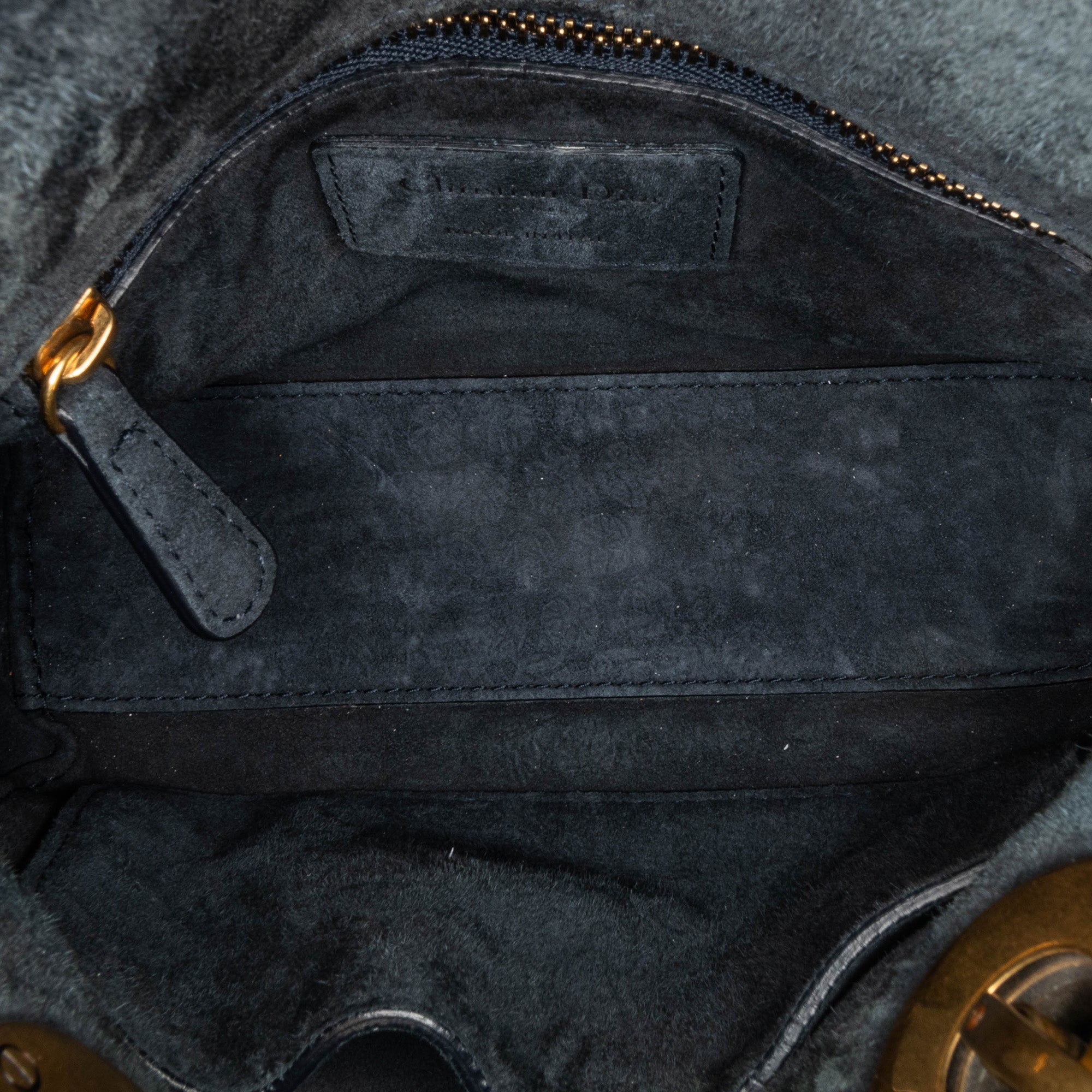 Mini Denim Cannage Studded Supple Lady Dior - Image 4