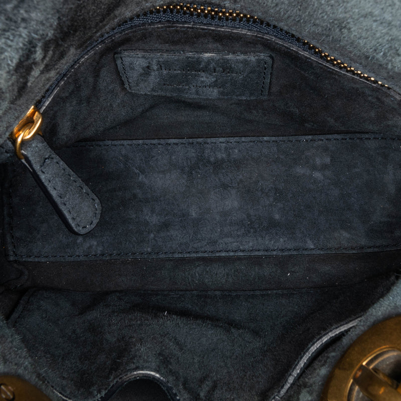 Mini Denim Cannage Studded Supple Lady Dior - Image 4