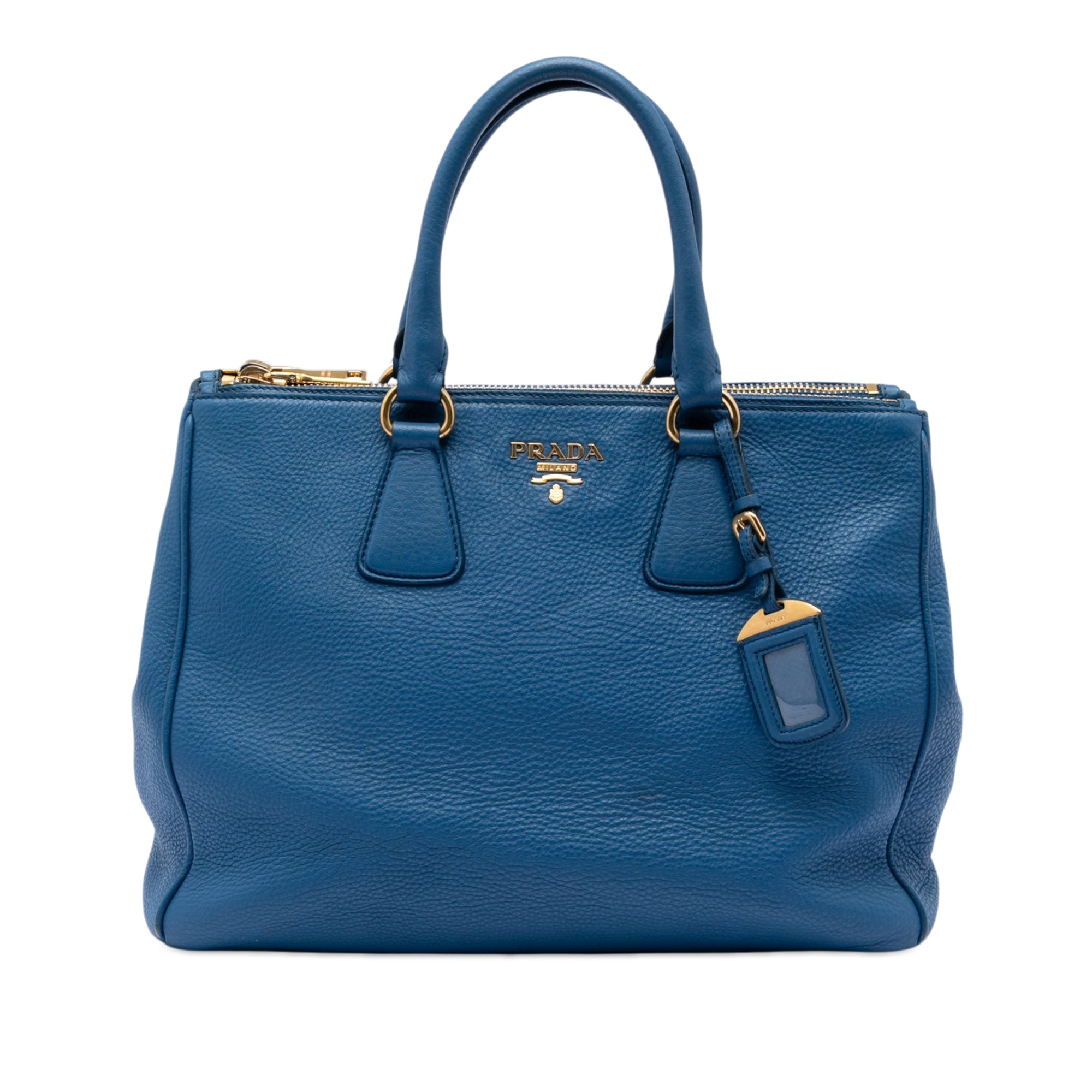 Vitello Daino Double Zip Convertible Tote - Image 1