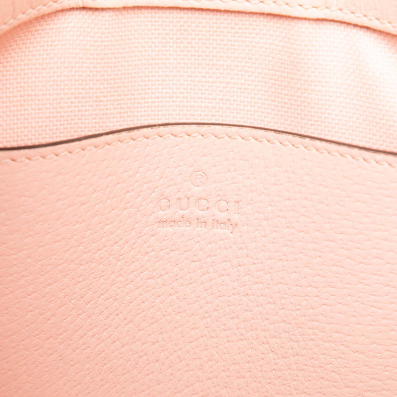 Small GG Denim Embroidery Ophidia Satchel - Image 5