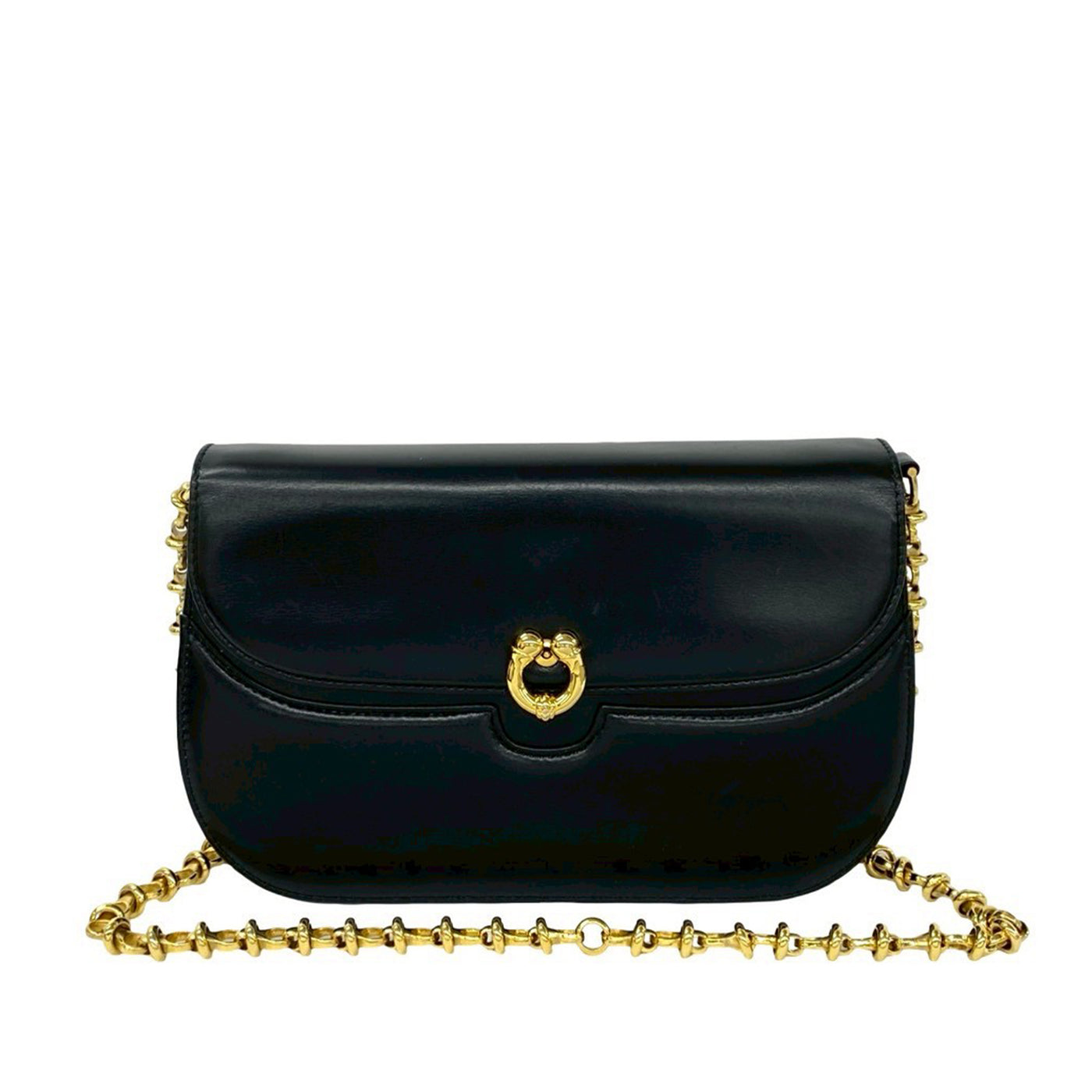 Calfskin Chain Crossbody - Image 1