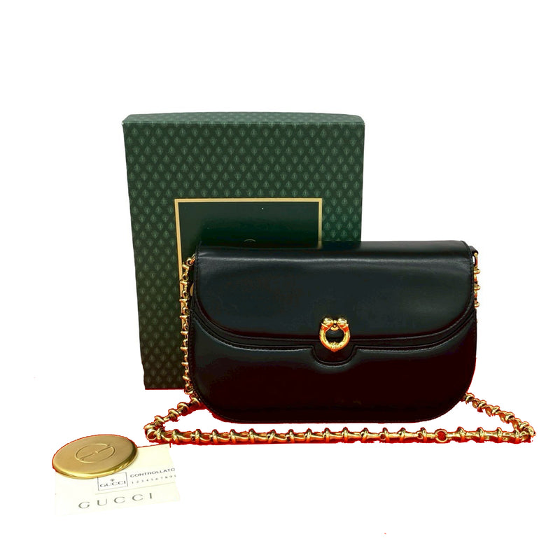 Calfskin Chain Crossbody - Image 10
