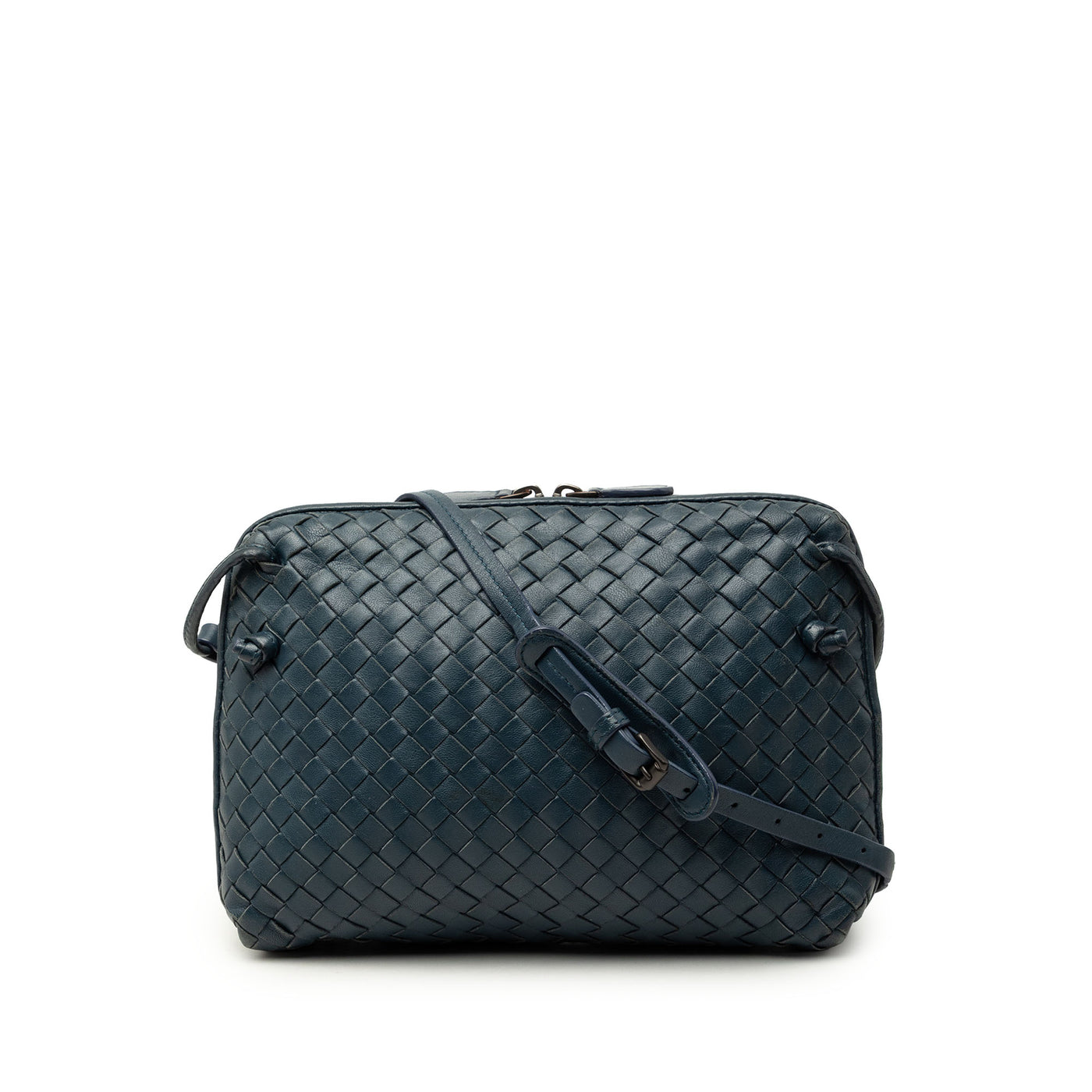 Nappa Intrecciato Nodini Crossbody - Image 1