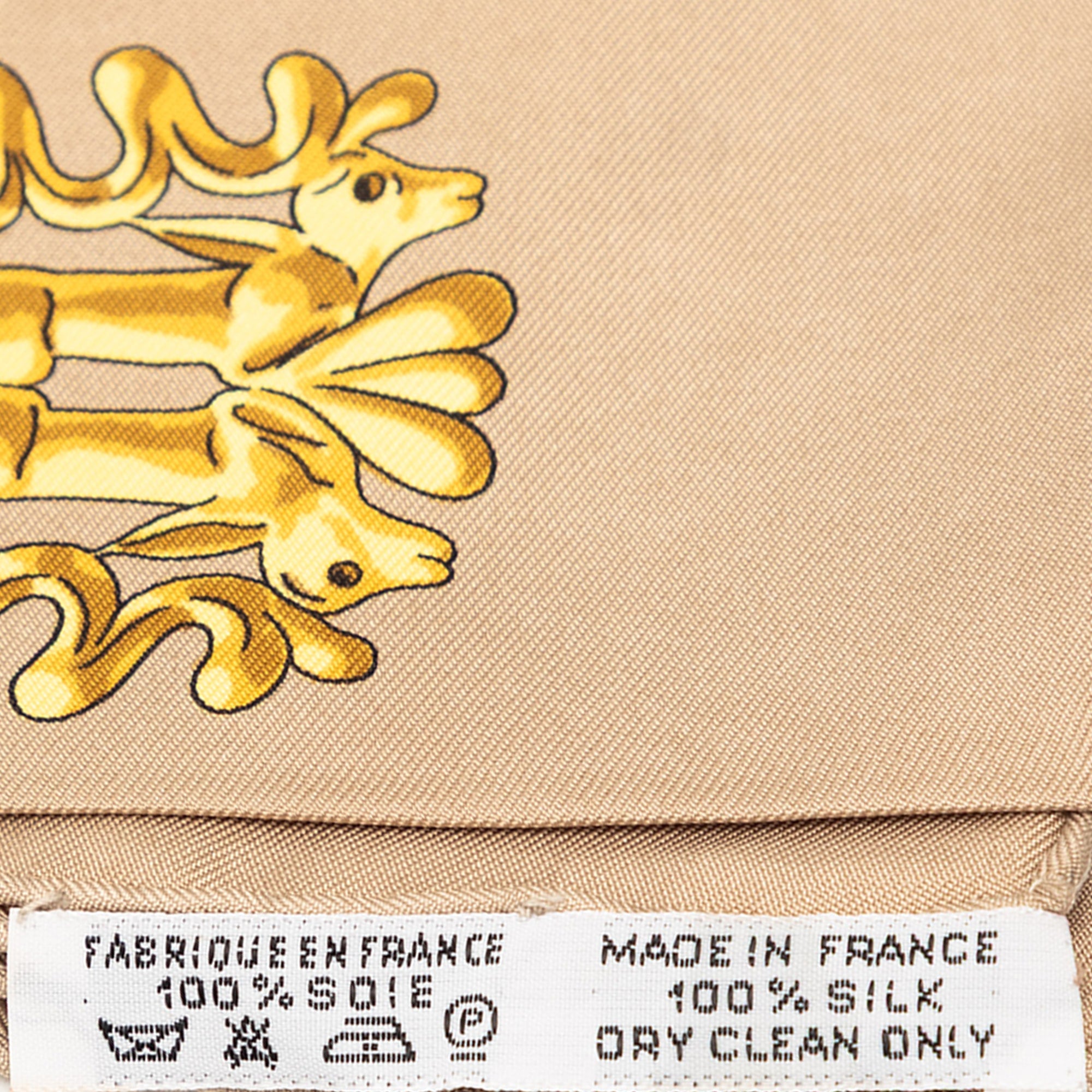 Les Cavaliers d Or Silk Scarf 90 - Image 5