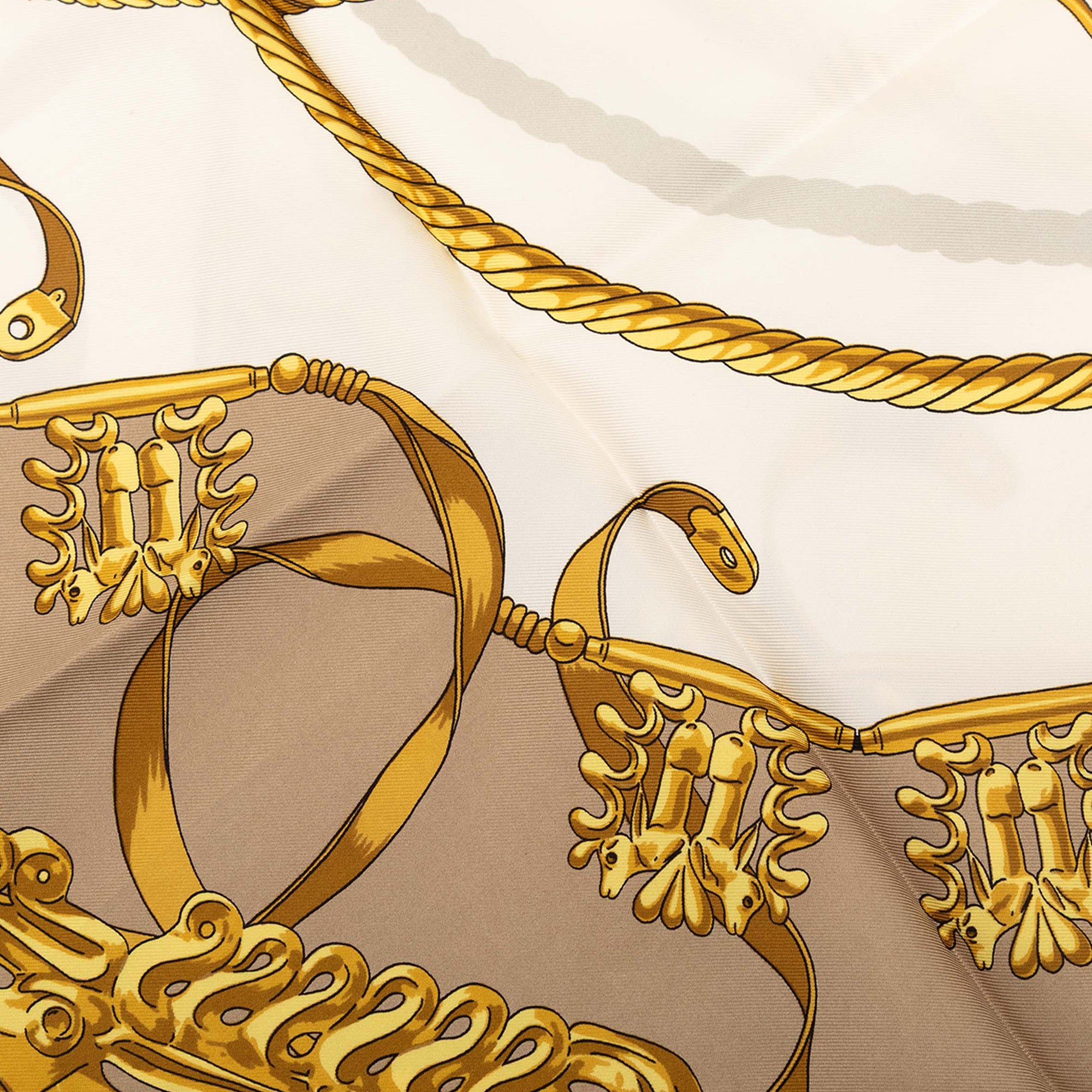 Les Cavaliers d Or Silk Scarf 90 - Image 7