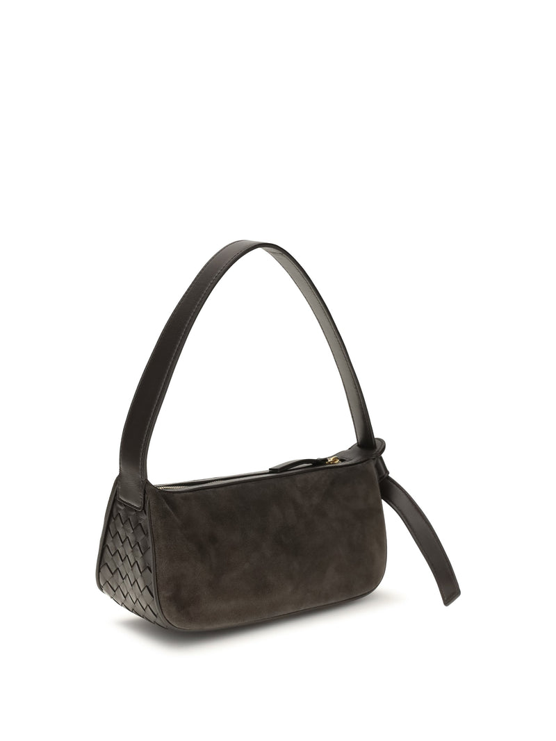 Bottega Veneta Shoulder Bag — Brown Calf Leather