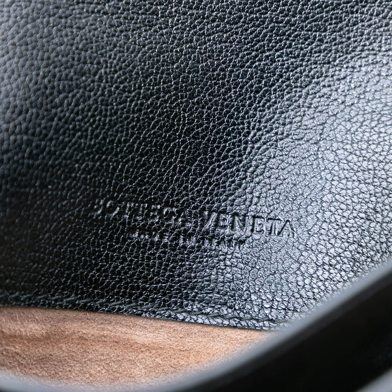 Mini Leather and Metallic Knit Intrecciato Montebello Crossbody - Image 6