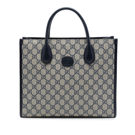 Small GG Supreme Interlocking G Tote - Image 1