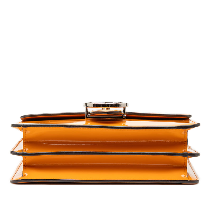 Small Patent Interlocking G Crossbody - Image 3