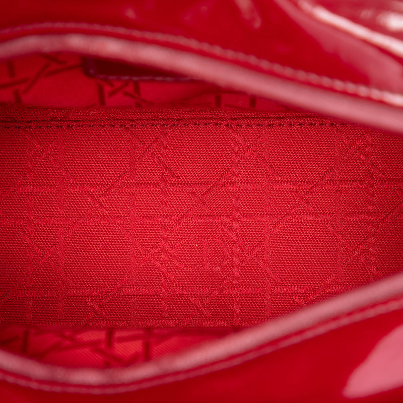 Medium Patent Cannage Lady Dior - Image 4