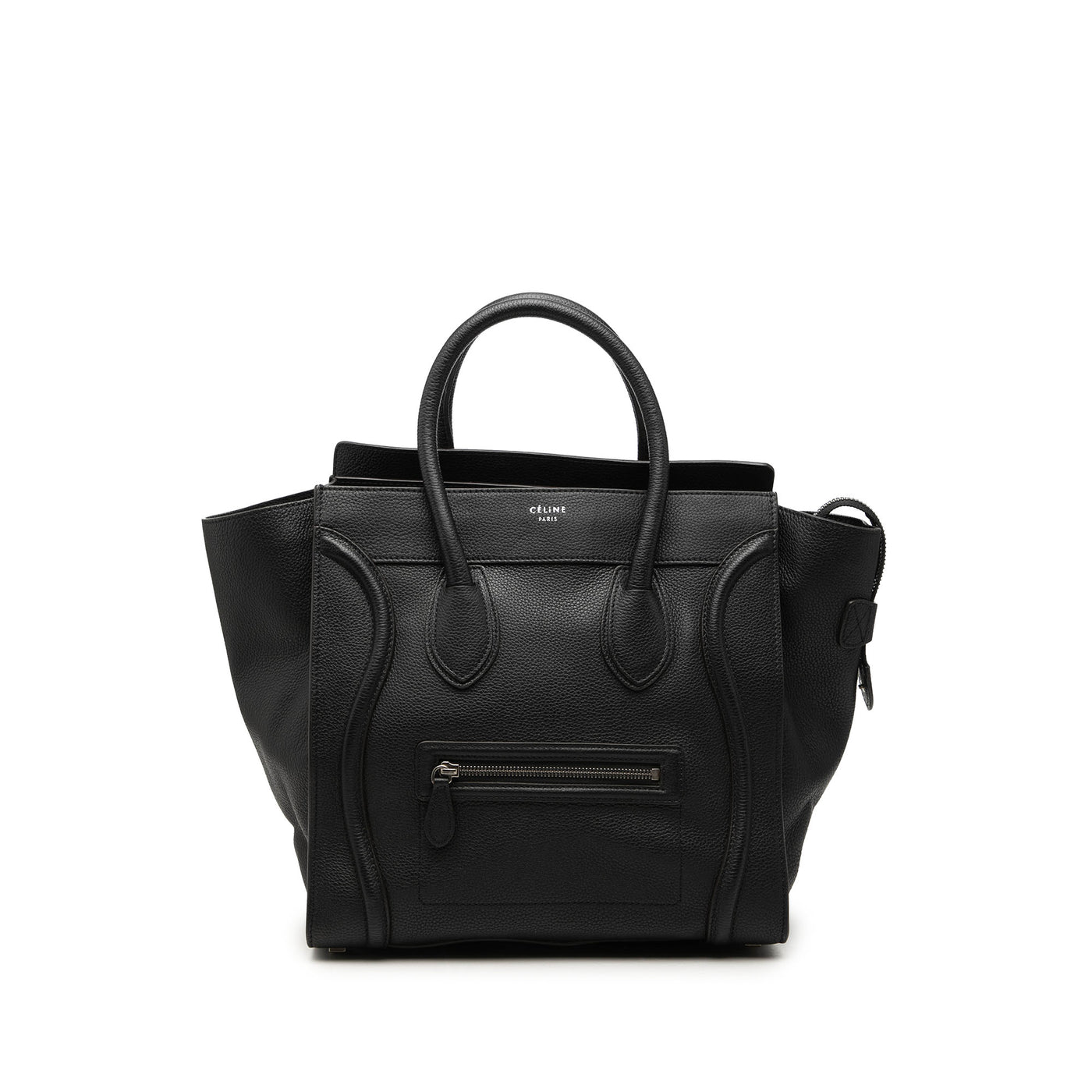 Mini Grained Calfskin Luggage Tote - Image 1