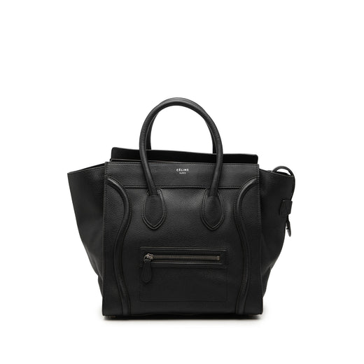 Mini Grained Calfskin Luggage Tote - Image 1