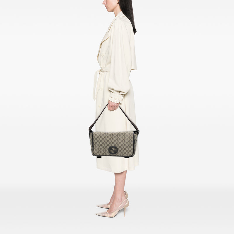 GG Supreme Interlocking G Crossbody - Image 7