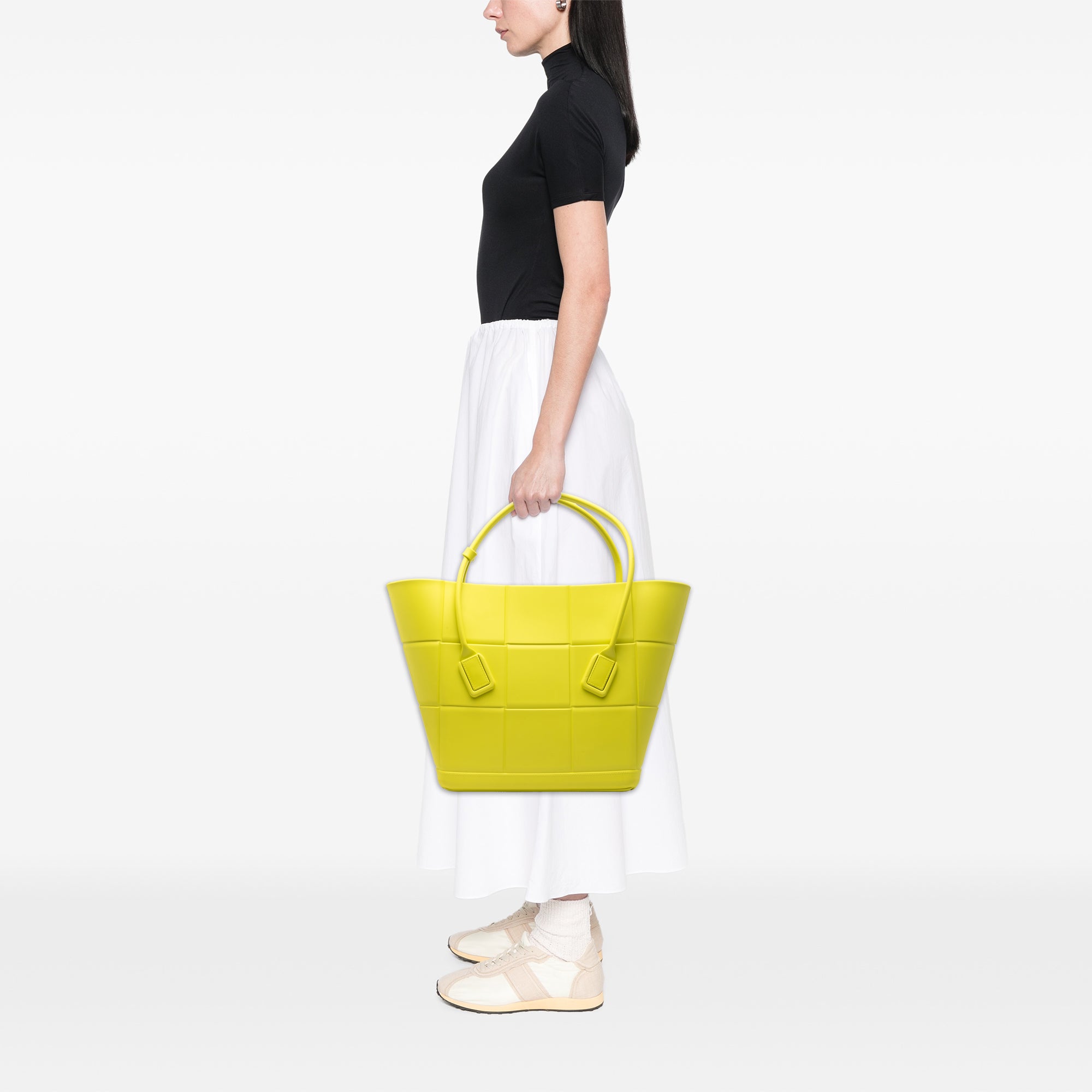 Medium Matte Rubber Arco Tote - Image 7