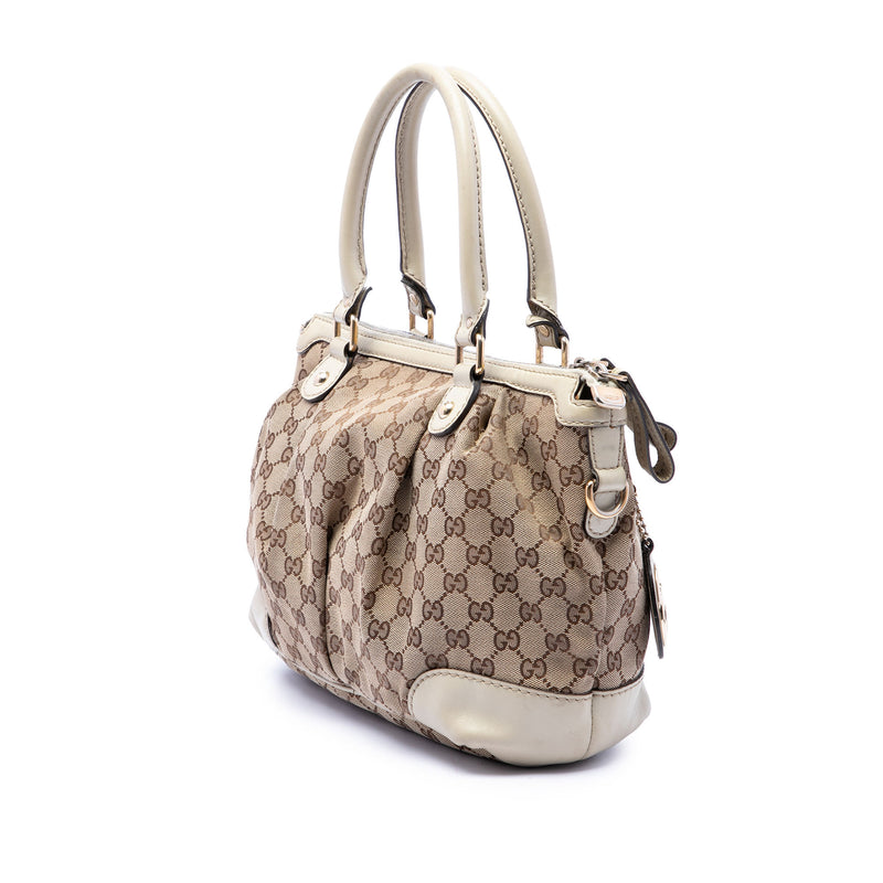 GG Canvas Sukey Satchel - Image 2