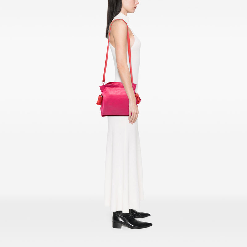 Bicolor Nappa Flamenco Tassel 30 Crossbody - Image 6