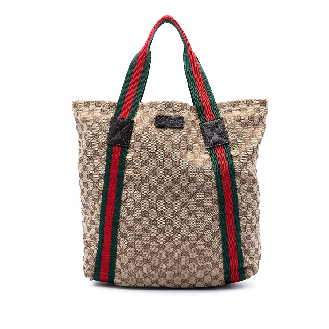GG Canvas Web Tote - Image 1
